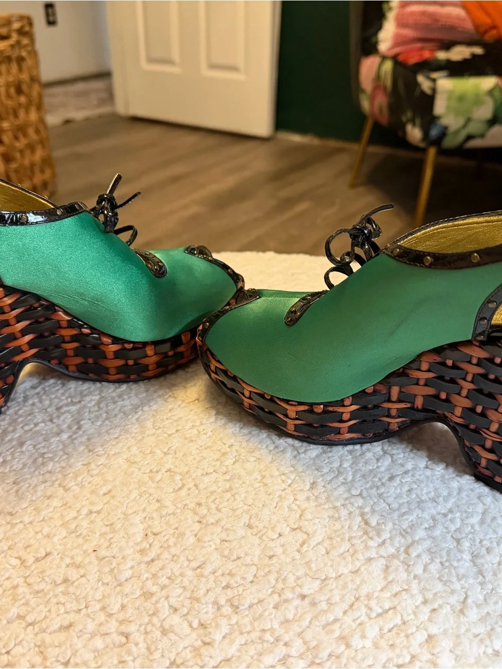 Le Due by Due Farina Green Platform